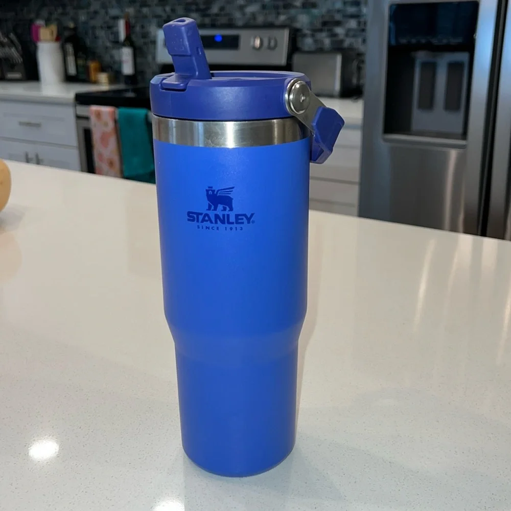 NWOT Stanley Iceflow Flip Straw Tumbler 30oz in Iris - Picture 1 of 4